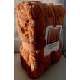 thumbnail image 4 of Halloween Embroidered Faux Fur Throw Blanket, Cozy Warm Fall Decorative Blanket for Couch Sofa Bed, Soft Plush Seasonal Home Accent with Spooky Embroidery,31.5"*47.2",Pumpkin, 4 of 9