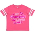thumbnail image 3 of Inktastic My Grandma Loves Me with Hearts and Kiss Boys or Girls Toddler T-Shirt, 3 of 5