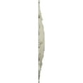 thumbnail image 4 of 38 3/8"OD x 6 5/8"ID x 2 7/8"P Orleans Ceiling Medallion (Fits Canopies up to 8 1/4"), Hand-Painted Clear Yellow, 4 of 6
