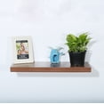 thumbnail image 2 of Modern and Contemporary JD walnut Floating Shelf - 23.62*9.25*1.5 inches, 2 of 4