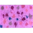 thumbnail image 1 of Ahgly Company Indoor Rectangle Abstract Purple Contemporary Area Rugs, 4' x 6', 1 of 4