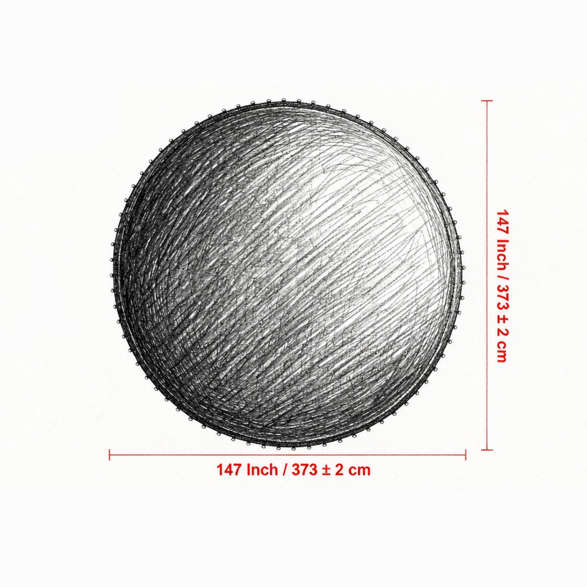 14ft Round Replacement Trampoline Mat (Fits 6.5"-7" Springs)（Only Trampoline Mat）