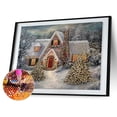 thumbnail image 2 of Diamante pintura taladro nieve casa 5D Rhinestone cuadrado completo para decoración de habitación Hugtrwg Para estrenar, 2 of 9