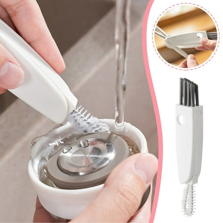 

Knfih Cup Cover Brush Insulation Cup Cover Cleaning Brush Three In One Cup And Bottle Cover Cleaning Tool