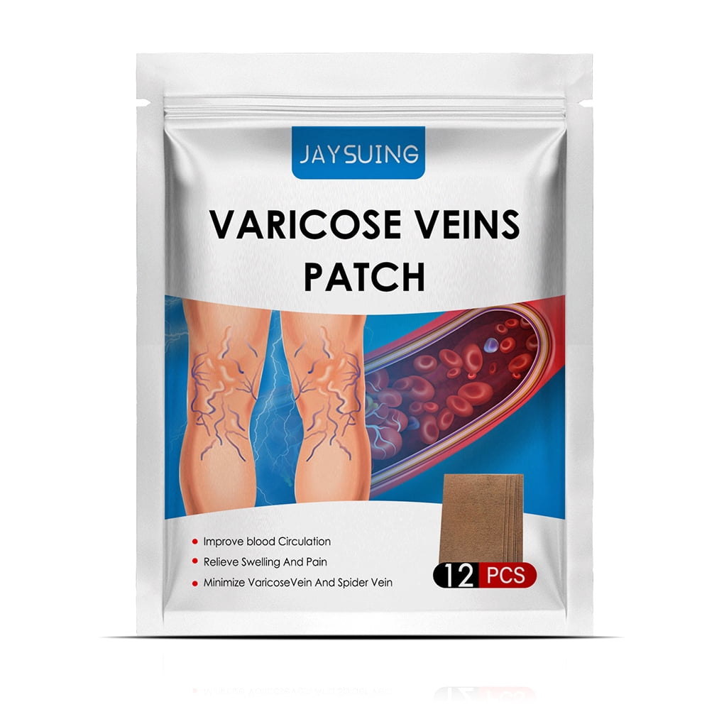 12 Pieces Leg Varicose Veins Patches Blood Circulation Plasters