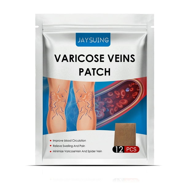 Jumpingount 12 piezas de parches para venas varicosas, yesos de reparación no tejidos, adhesiva para el cuerpo, adultos personales, personas mayores, Protección de la piel Jumpingount CE013459-00B