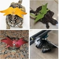 thumbnail image 2 of YISITIAN Turtle Harness and Leash Set with Wings - Adjustable Pet Tortoise Walking Rope for Outdoor Training Small Animal Supplies Reptile Bearded Dragon (Small,Red) CJ919-107622, 2 of 6
