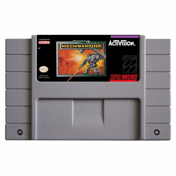 SNES Games Cartridge MechWarrior