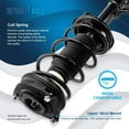 thumbnail image 3 of Detroit Axle - Front Struts w/ Coil Spring + Sway Bars Replacement for Nissan Versa Cube - 4pc Set Fits select: 2007-2012 NISSAN VERSA S/SL, 2009 NISSAN CUBE BASE/S/SL, 3 of 7
