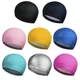 thumbnail image 3 of Gorro de baño de PU impermeable de color sólido para adultos, hombres y mujeres, revestimiento de cuero de PU multicolor, venta al por mayor, 3 of 4