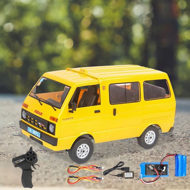 Coche de telemando Hugo WPL 1:10 1000mAh Batería Modelo de juguete Simulación RC Vehículos 4CH