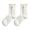 White5, variant on OOOUM Women Embroidery Mid Calf Socks Crochet Ruffle Crew Socks Fashion Sweet Ankle Socks White