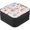 thumbnail image 3 of GZHJMY Sweet Candy Jewelry Box for Teens Girls Women Birthday Christmas Gift, Portable PU Leather Jewelry Storage Box Mini Travel Jewelry Case for Necklace Bracelet Earrings Rings, 3 of 7