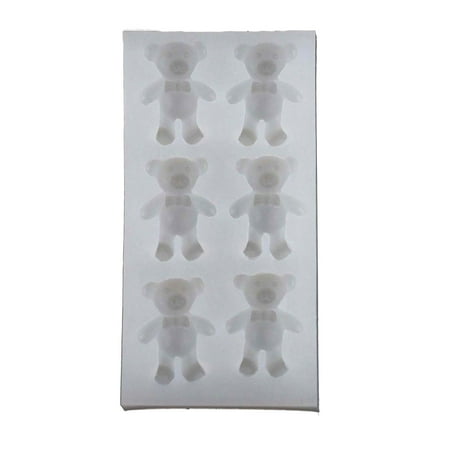 

VIEGINE Bear Silicone Mold Fondant Molds For Cake Decorating Kids Chocolate Molds