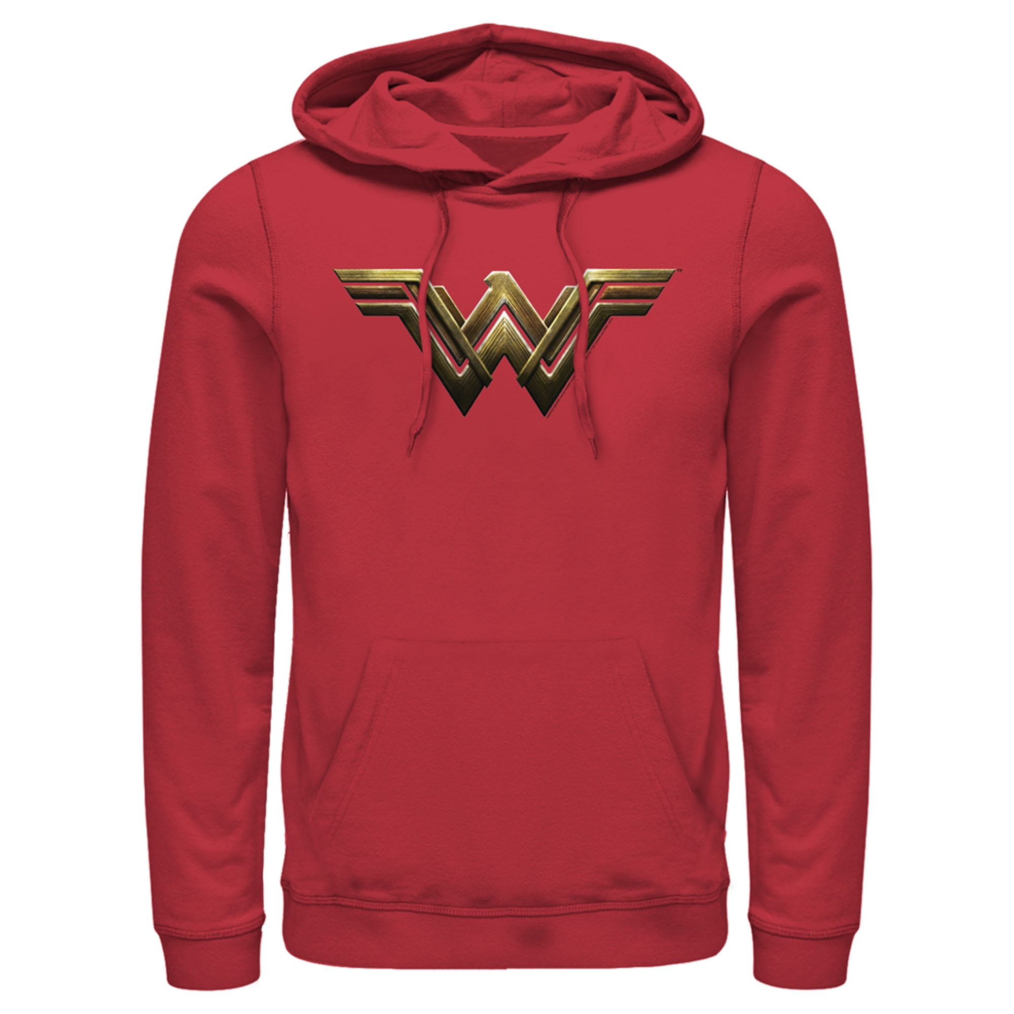 Men's Zack Snyder Justice League Wonder Woman Logo Pull Over Hoodie Red  Small - Walmart.com
