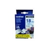 Brother - White, blue - Roll (0.7 in x 26.2 ft) 1 cassette(s) laminated tape - for P-Touch PT-18, 1830, 1880, 2030, 2100, 2110, 2430, 2700, 2710, 2730, 3600, 9700, 9800