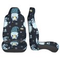thumbnail image 3 of Vsdgher Gnome and Snowflakes Automotive Seat Covers for Cars Trucks and SUVs – Car Seat Covers for Truck Seat Protectors Set of 2, 3 of 7