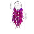 thumbnail image 3 of Nmdmisc Dream Catchers Traditional Feather Hanging Home Wall Decoration Ornament 28.7 x 6.3 Inch, 3 of 7