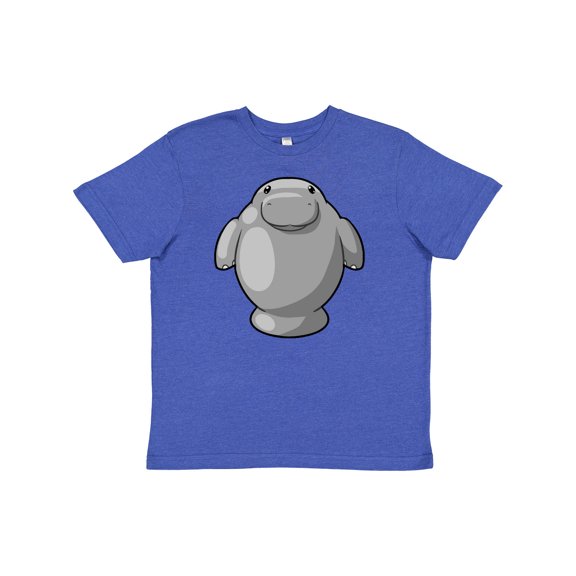 Inktastic Cute Kawaii Manatee Youth T-Shirt