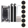 thumbnail image 4 of Kit de herramientas combinadas para bicicleta de montaña, equipo de ciclismo, herramientas portátiles para reparación de neumáticos de bicicleta., 4 of 14