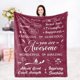 thumbnail image 1 of LHSHID Get Well Soon Gifts for Women Inspirational Gifts for Women Couragement Compassion Purple Throw Blanket Warm Hugs Gifts for Women Friend Mom Wife Daughter Sister Colleague 30x40in, 1 of 5