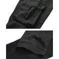 thumbnail image 4 of TRGPSG Men's Cargo Pants with Multi Pockets Outdoor Cotton Work Pants(No Belt),Black 38, 4 of 7