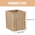 thumbnail image 2 of MasteelfCA 1PC Hand-woven Storage Box Tea Table Sundries Basket Office Desktop Pen Holder, 2 of 8