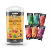 GoodHead Oral Delight Gel Multi-Flavor 6-Pack 0.24 oz.Water-Based