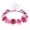 Rose Red, variant on Rose Flower Leave Crown Headband Rose Wreath Floral Wedding Bridal Headdress Headwear with Adjustable Ribbon Handmade Hair Accessories