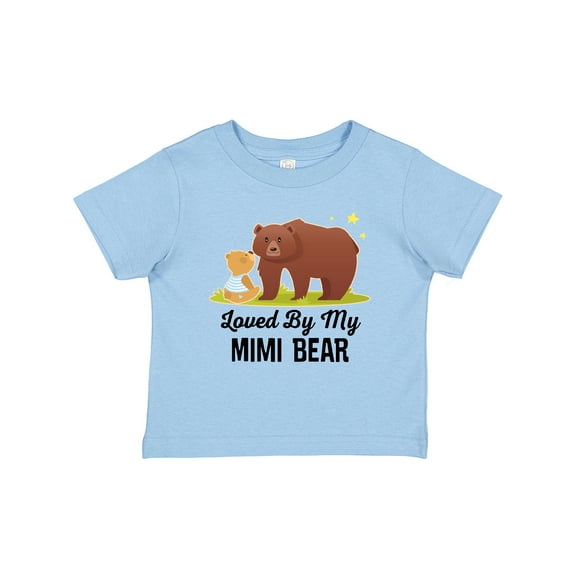 Inktastic Mimi Bear Loves Me Grandbaby Boys or Girls Baby T-Shirt