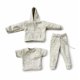 thumbnail image 3 of Conjunto de sudadera y pantalón en miniatura para figuras a escala 1/12 (3 piezas). Gris claro, 3 of 9