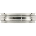 thumbnail image 4 of Sterling Silver Ss 6mm Polished Fancy Band Size 11 Made In United States qwb118-11, 4 of 5