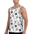thumbnail image 2 of Fotbe Cute Cow and Milk Stains Pattern Men's Quick Dry Workout Tank Top Gym Muscle Tee Fitness Bodybuilding Sleeveless T Shirt Breathable Workout Shirt-4X-Large, 2 of 9