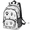 Blue, variant on Jiaoprinted Large Colorful Candy Laptop Backpack, 18 Inch Sweet Candy Travel Backpack for Men Women, Work Business Computer Casual Daypack