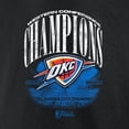 thumbnail image 4 of Men's Fanatics  Black Oklahoma City Thunder 2025 Western Conference Champions Box Out T-Shirt, 4 of 4