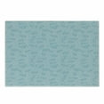 thumbnail image 1 of Orient Cutting Board, Paisley Pattern Traditional Oriental with Swirled Leaves, Decorative Tempered Glass Cutting and Serving Board, Small Size, Pale Blue and Coconut, by Ambesonne, 1 of 1