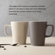 thumbnail image 2 of Billuyoard Taza de café resistente a altas temperaturas para desayuno de té de agua de leche de cerámica con taza con asa regalo de negocios Mostrada Negro 301-400ml, 2 of 6