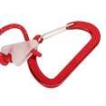 thumbnail image 4 of Outdoor Portable Clothesline Multifunctional Adjustable Anti Skid Hanging Rope with Hooks Red, 4 of 5