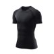 thumbnail image 3 of Conjuntos de blusas y camisas de cuello redondo y manga corta para niños, conjunto deportivo para primavera/verano, baloncesto, fútbol, entrenamiento, capa base de secado rápido, ropa deportiva térmic, 3 of 4