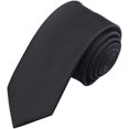 thumbnail image 3 of HAHDAXIA Mens Fashion Polyster Skinny Ties Necktie Bowtie Pocket Square 3PCS Set, 3 of 3