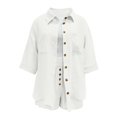 thumbnail image 3 of MAIHAN Womens Two Piece Outfits Summer Beach Vacation Clothes Shirt & Shorts Clothes Set Trendy 2 Piece Summer Shorts Set Comfortable Playwear Daily Wear, 3 of 3