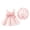 #58Pink, variant on Toddler Girls Tutu Dress Summer Backless Princess Birthday Party Dress Polka Dot Bowknot Sundress with Straw Sun Hat