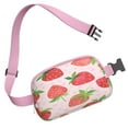 thumbnail image 3 of Crossbody Belt Bag Strawberry Belt Bag Sporty Waist Pack for Women Casual Waist Packs with Adjustable Strap Waterproof Belt Bag for Daily Leisure Music Festival/Event, 3 of 7