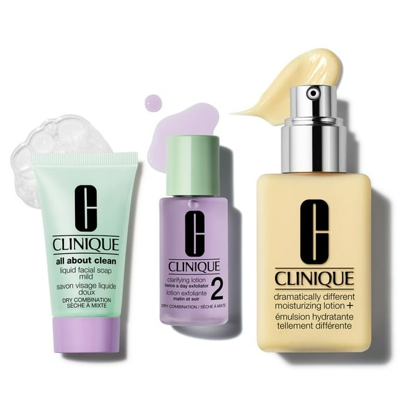 Set de cuidado de la piel Clinique Great Skin Dry Mixt Skin Type II