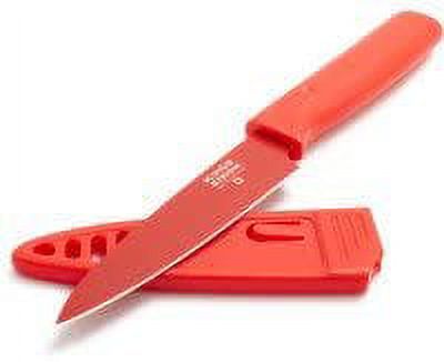 Kuhn Rikon Colori 4 Inch Paring Knife With Sheath Red - image 3 of 4