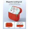 thumbnail image 4 of Funda ESR para AirPods Pro 2.ª generación con MagSafe Red, 4 of 9