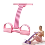 2026 New Upgrade 8 Tube Pedal Resistance Band with Handles, Multifunction Natural Rubber Foot Pedal Puller for Full Body Workout, Abdomen Waist Arm Leg Home Gym Yoga Stretching Fitness Equipment