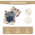 thumbnail image 5 of mubwai Blue and White Porcelain Pumpkin Ink 210 GSM Fall Table Runner, Seasonal Autumn Kitchen Dining Table Decoration for Home Party Decor 13x72 Inch, 5 of 7