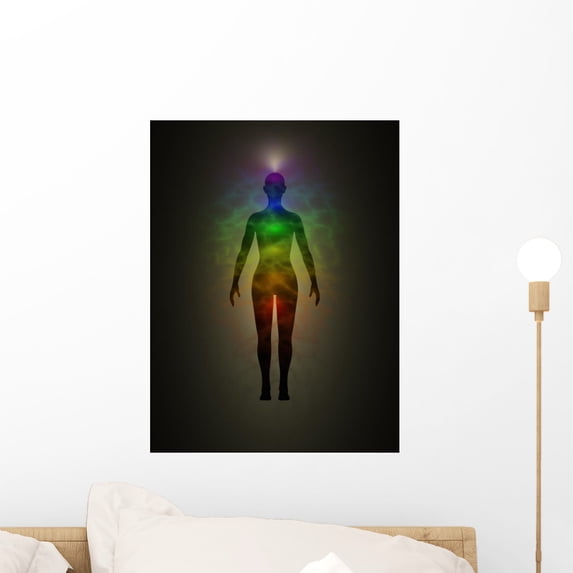 Human Energy Body Aura Wall Mural by Wallmonkeys Peel and Stick Graphic (18 in H x 14 in W) WM334020