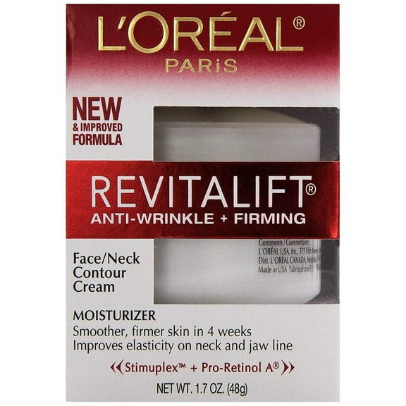 L'oreal Paris Revitalift Face & Neck Anti-Wrinkle & Firming Moisturizer Day Cream 1.70 oz (Pack of 3) 3 pcs
